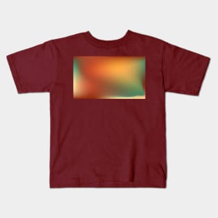 blue, gold and red abstract colour Kids T-Shirt